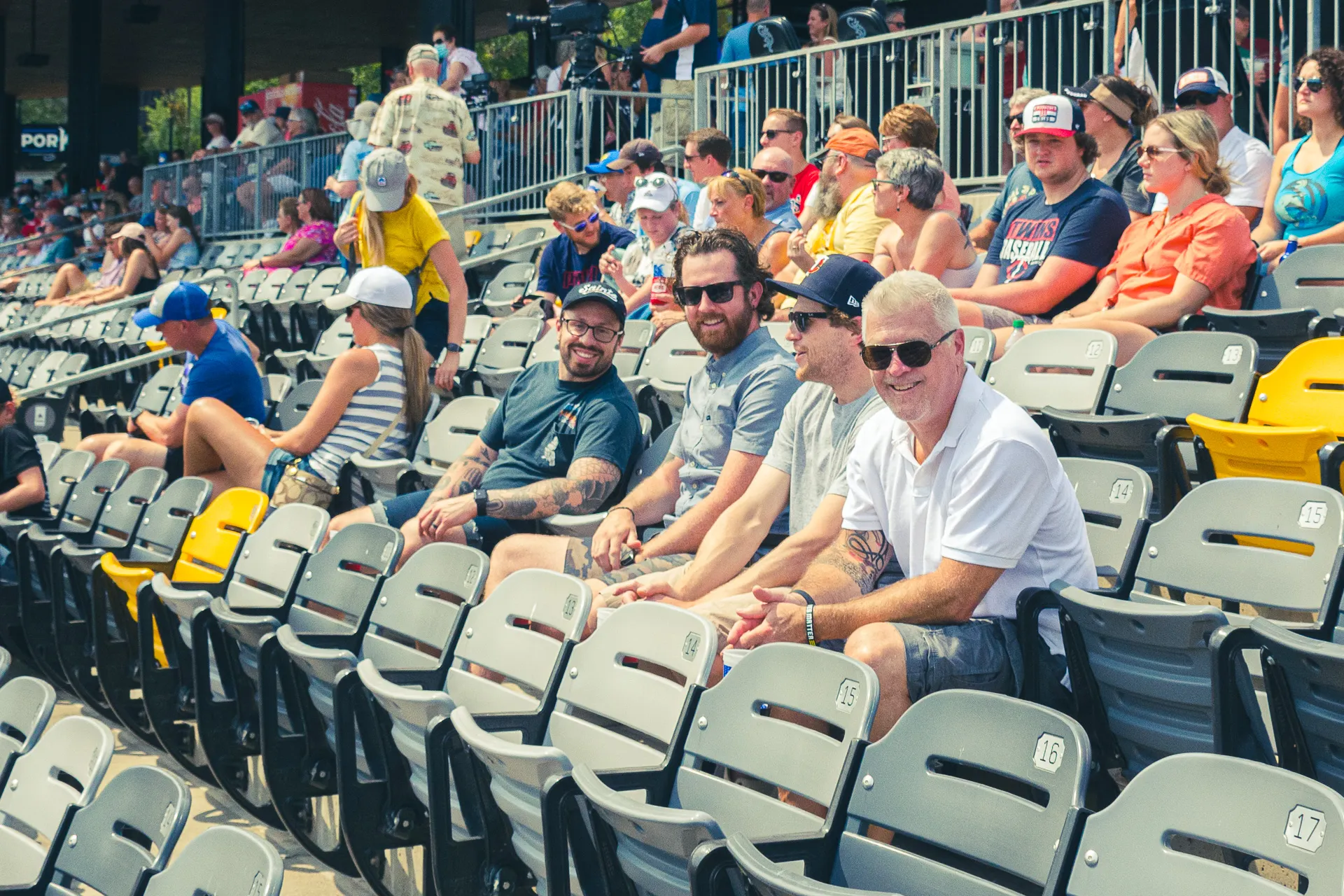 MOCO employees at the St. Paul Saints game