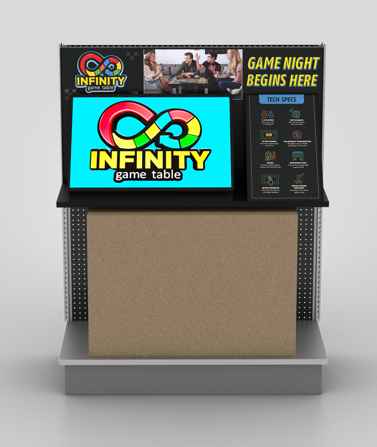 infinity game table travel case